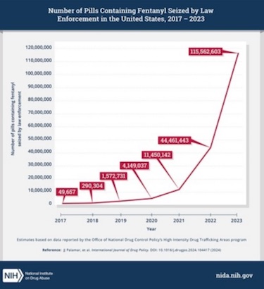 seized fentanyl from 2017-2023