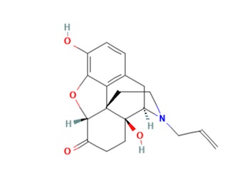 naloxone molecular structure